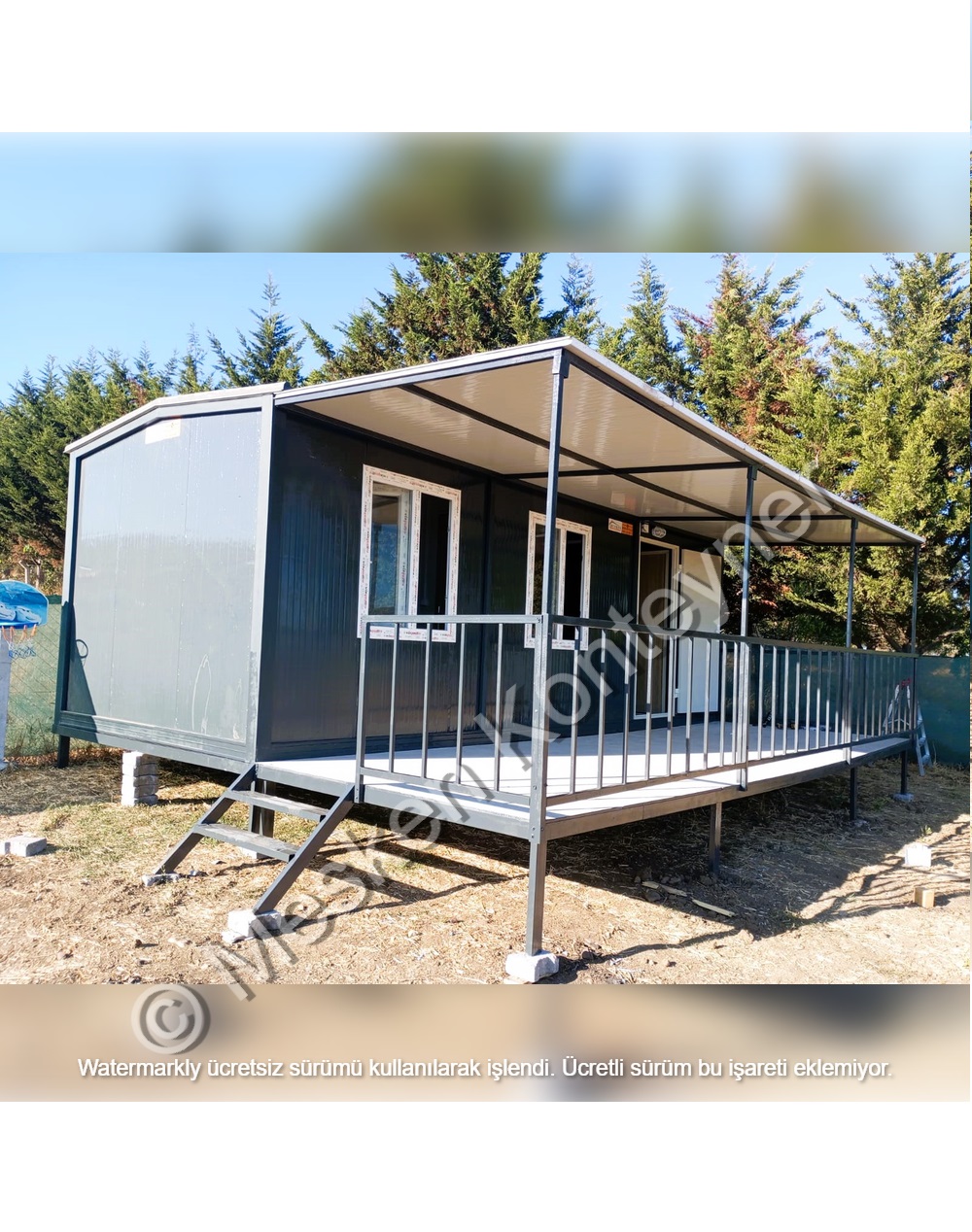 Platformlu Verandalı Konteyner